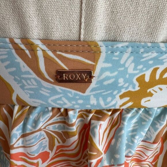 Roxy Island In The Sun Blue Printed Bikini Top XS - Picture 10 of 15
